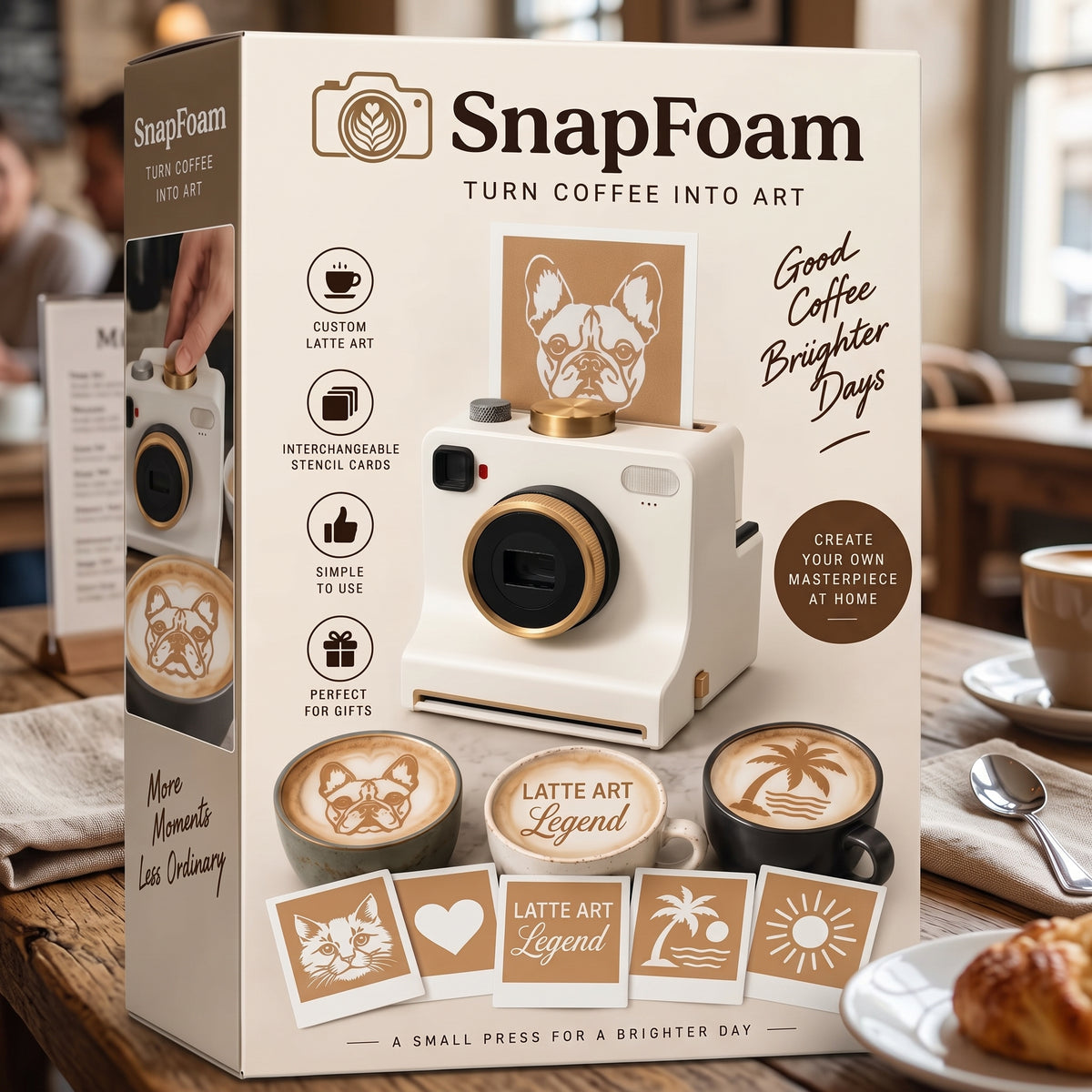 SnapFoam™ + 12 Stencil Set