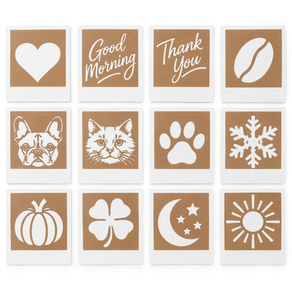 SnapFoam™ + 12 Stencil Set